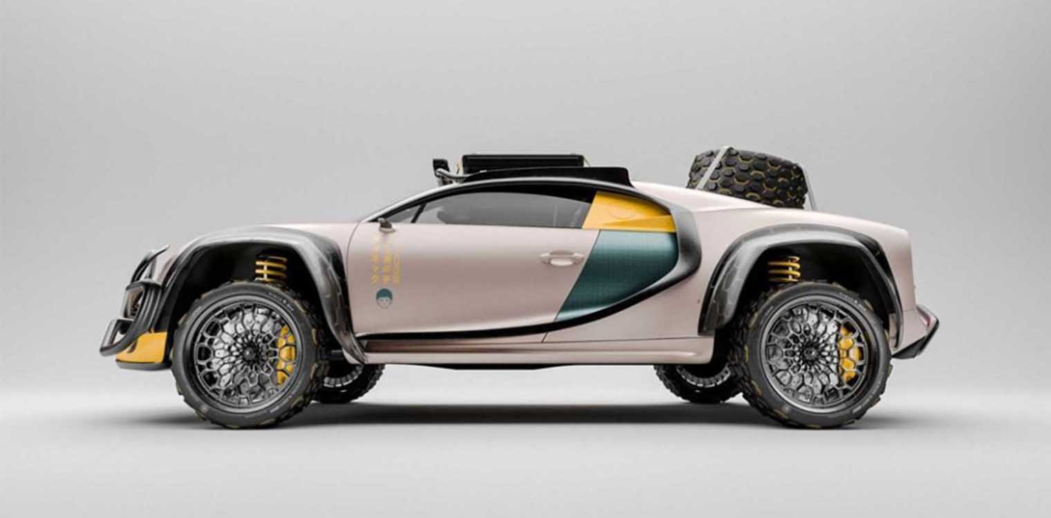 Μια Bugatti Chiron που πάει παντού