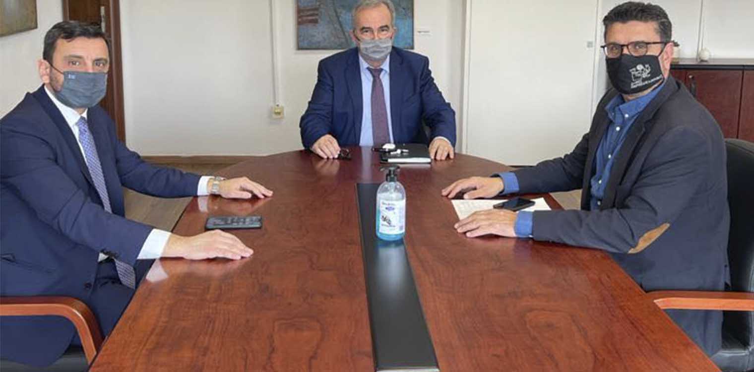 Λέντζας: Εποικοδομητική συνάντηση με τον Αναπληρωτή Υπουργό Ανάπτυξης, και Επενδύσεων, κ. Ν. Παπαθανάση