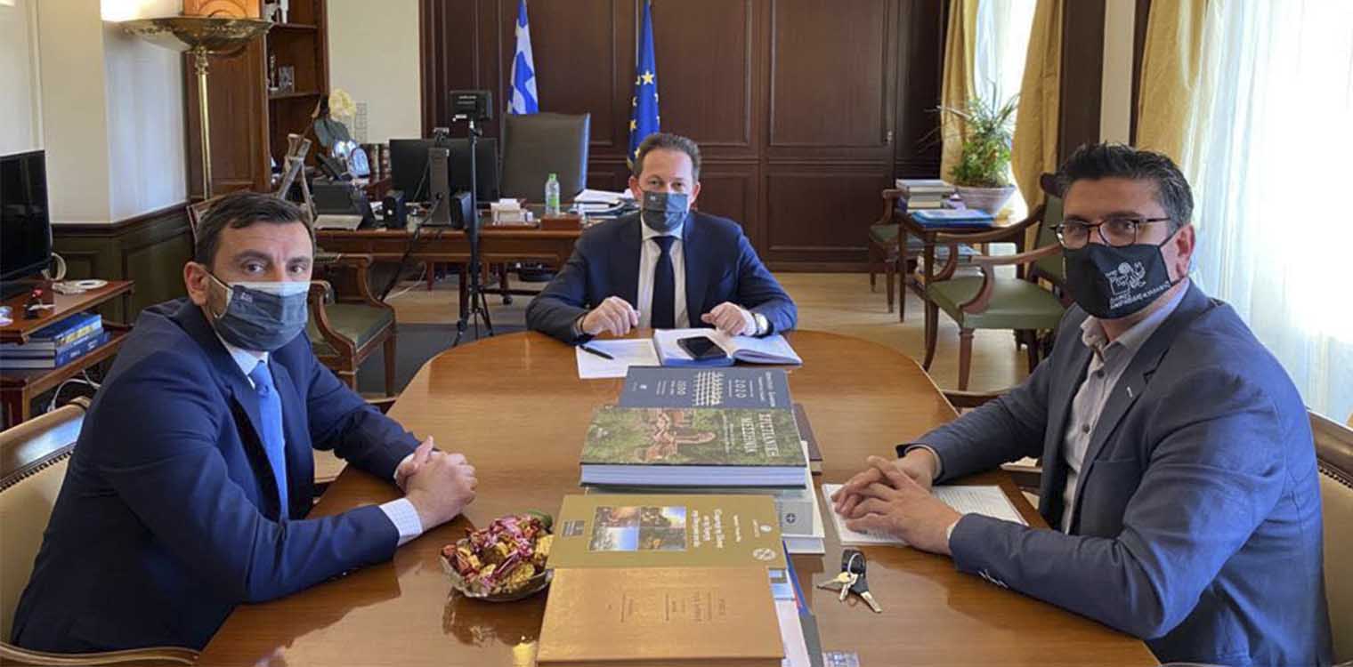 Συνάντηση Λέντζα και Νικολακόπουλου με Πέτσα