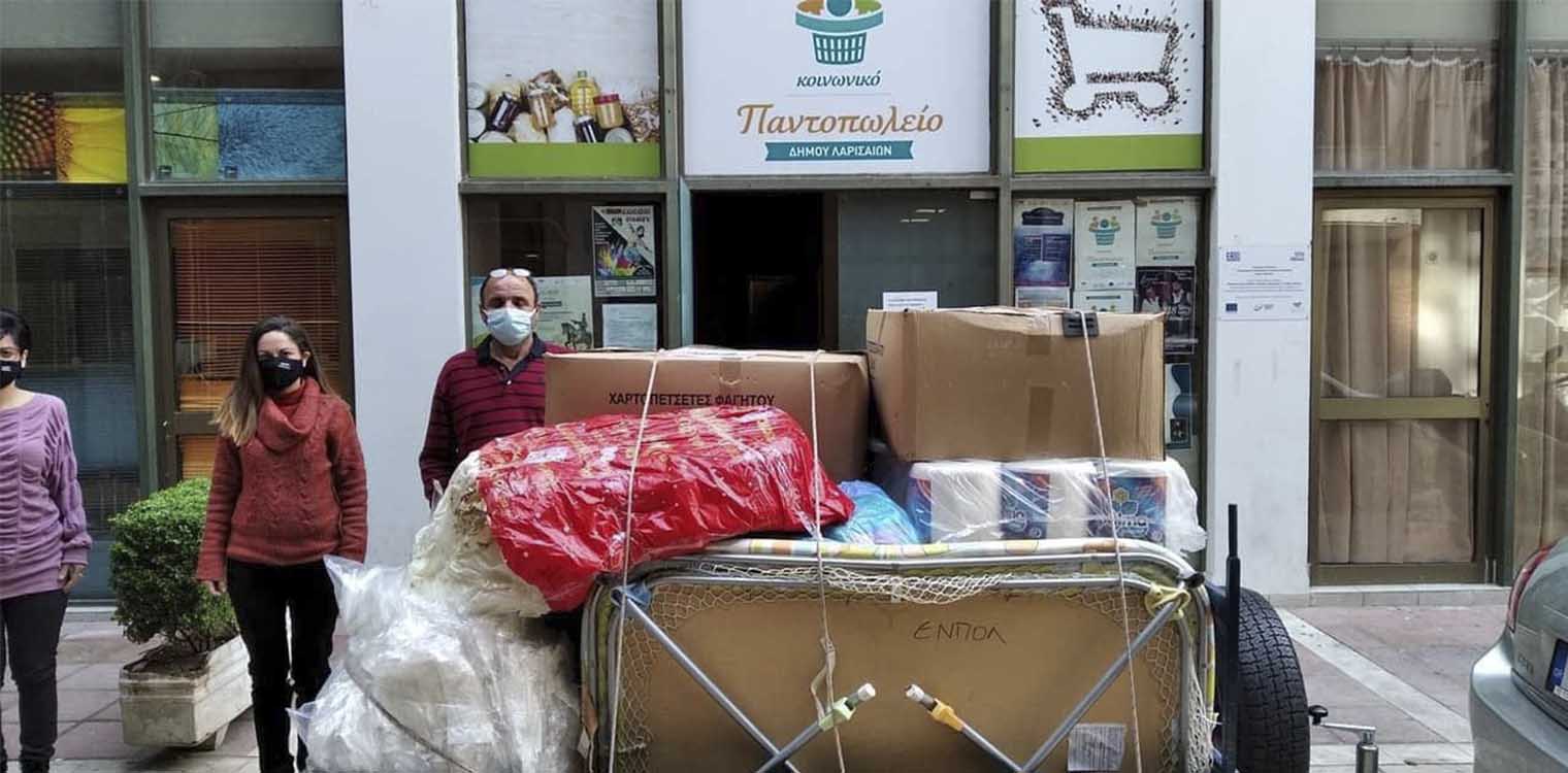 Δήμος Πύργου: Υλικές προμήθειες από το Γραφείο Εθελοντισμού στους σεισμοπαθείς της Λάρισας