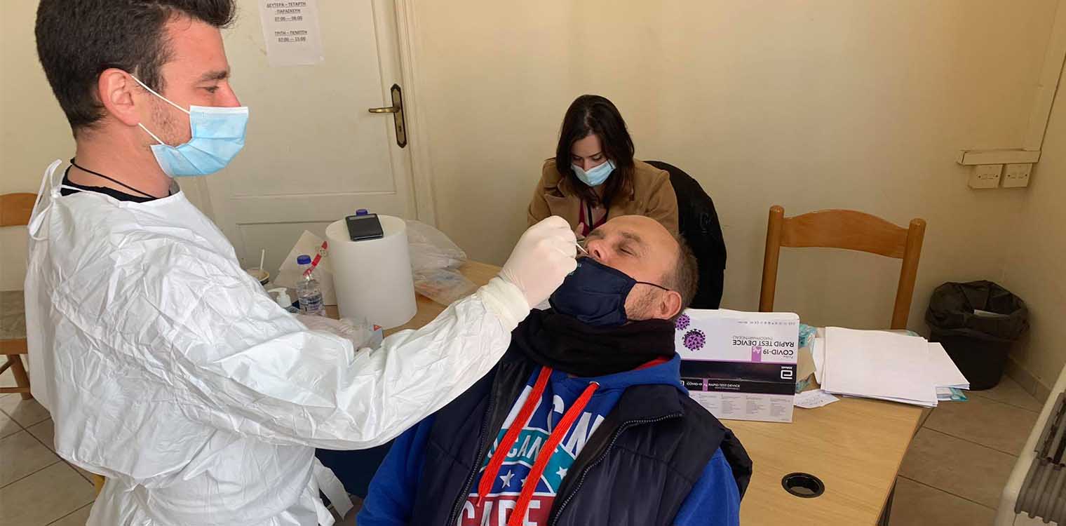 Δήμος Πύργου: Πραγματοποιήθηκαν Rapid test στο Βούναργο
