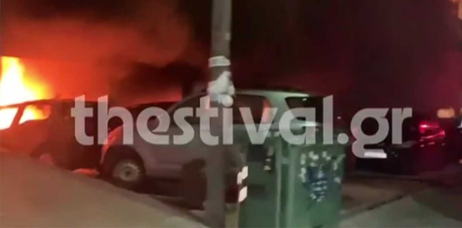 Θεσσαλονίκη: Πύρινη κόλαση από εμπρηστική επίθεση σε πολυκατοικία