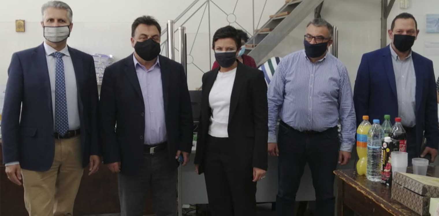 Ο Aντωνακόπουλος καλωσόρισε τη «νέα εποχή» του Υποκαταστήματος του Κτηματολογικού Γραφείου ΔΕ