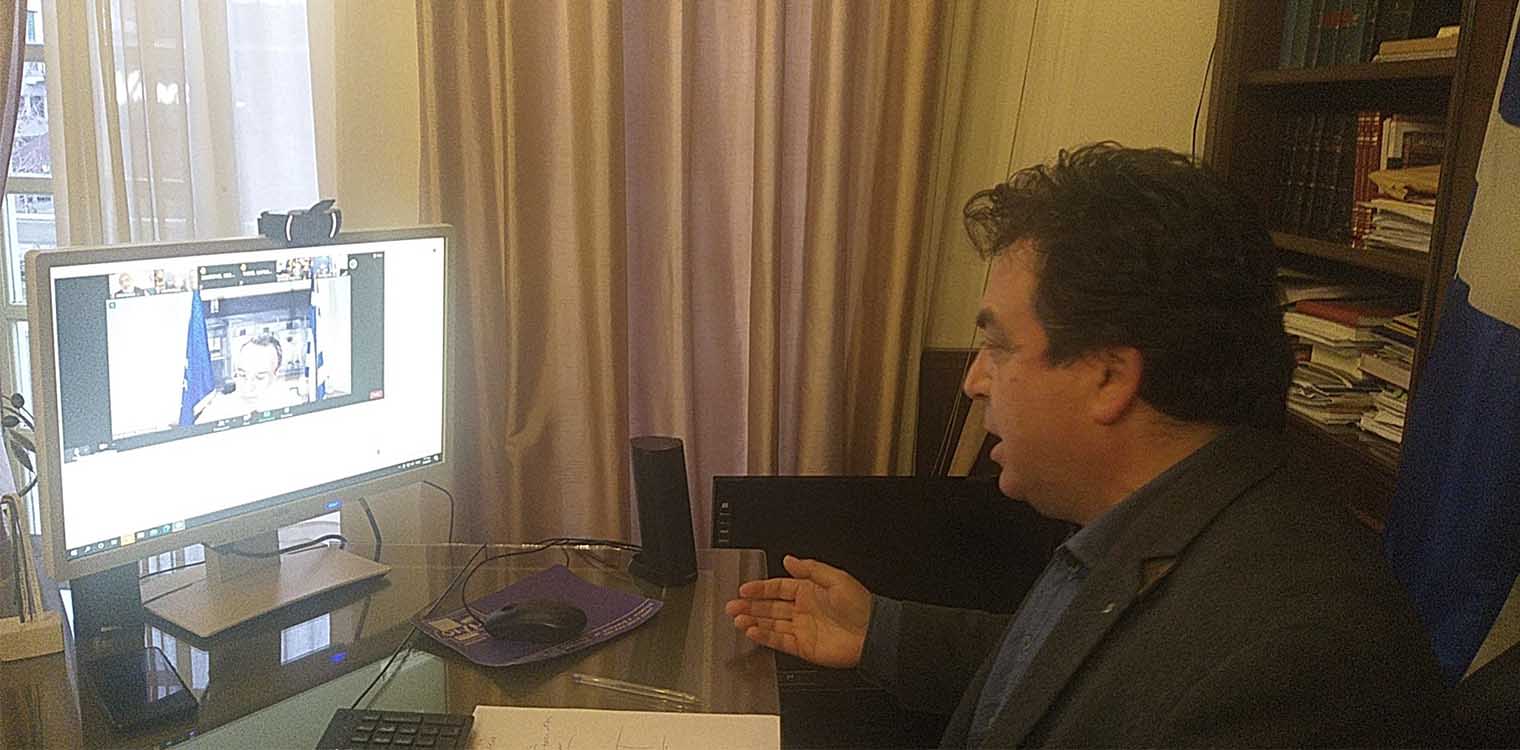 Η τοποθέτηση Αντωνακόπουλου στην τηλεδιάσκεψη με τον υπουργό Οικονομικών Χρ. Σταϊκούρα