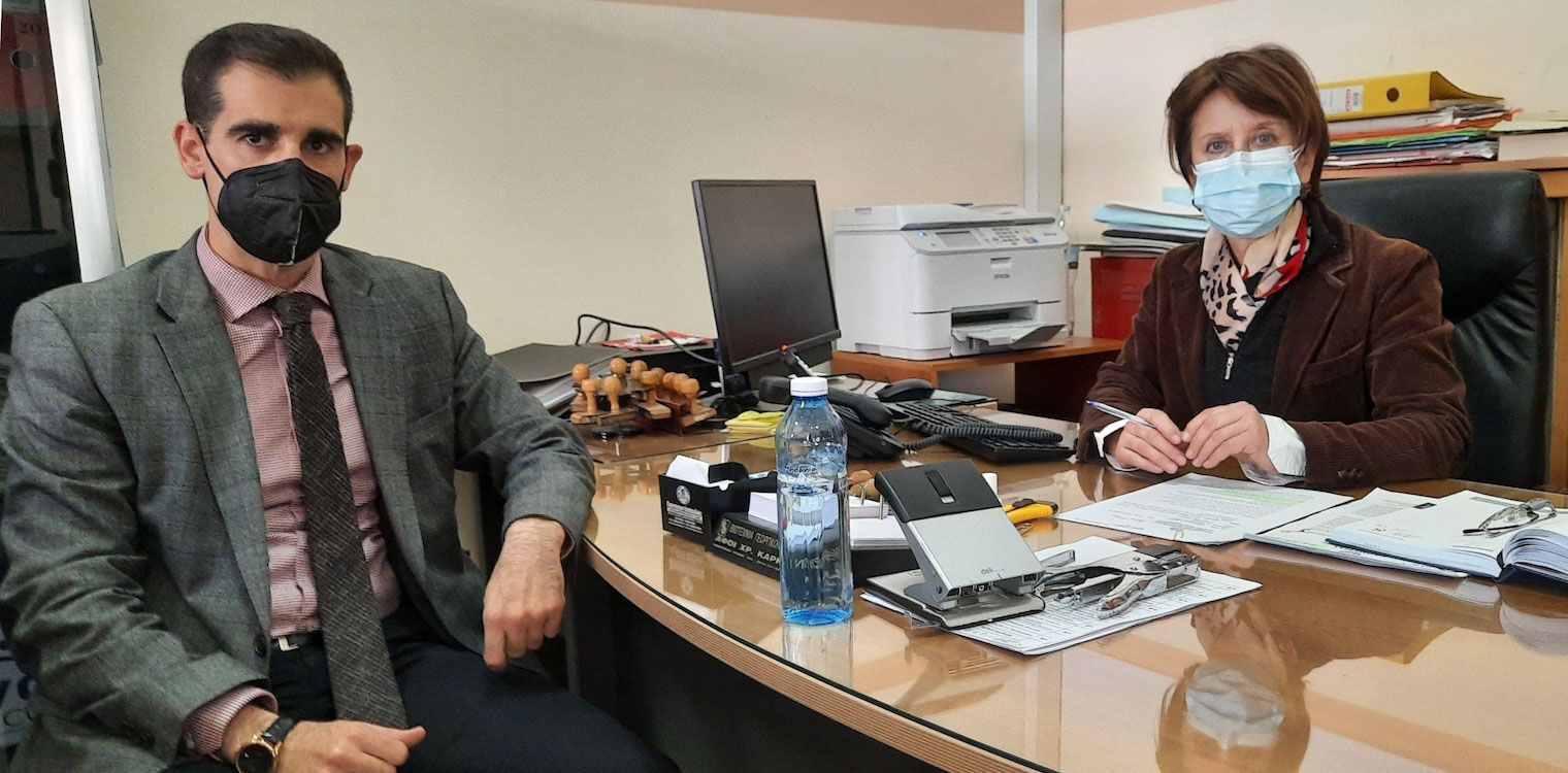 Επίσκεψη Γιαννόπουλου, στο Τμήμα Μεταφορών και Επικοινωνιών Αμαλιάδας