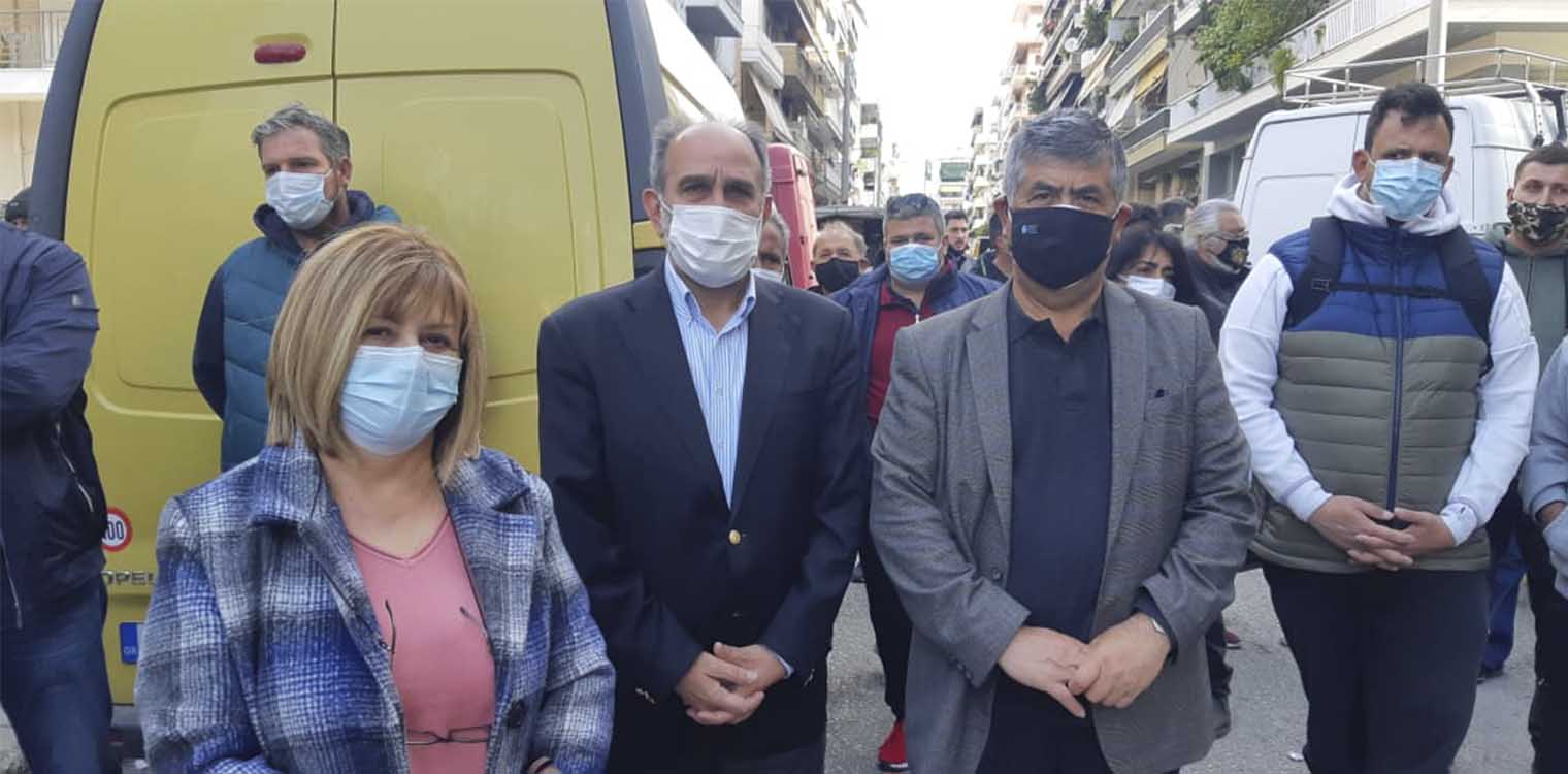 Κατσιφάρας: Δίπλα στους εργαζόμενους του μόχθου και της γειτονιάς