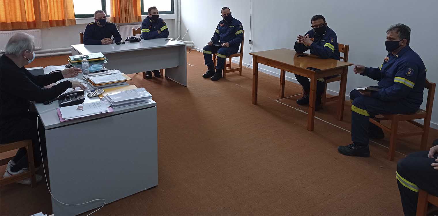 Συνάντηση Μπαλιούκου με Περιφερειακό Διοικητή της ΠΥ Δυτ. Ελλάδας, Αρχιπύραρχο κ.Ανδρέα Στεμπίλη