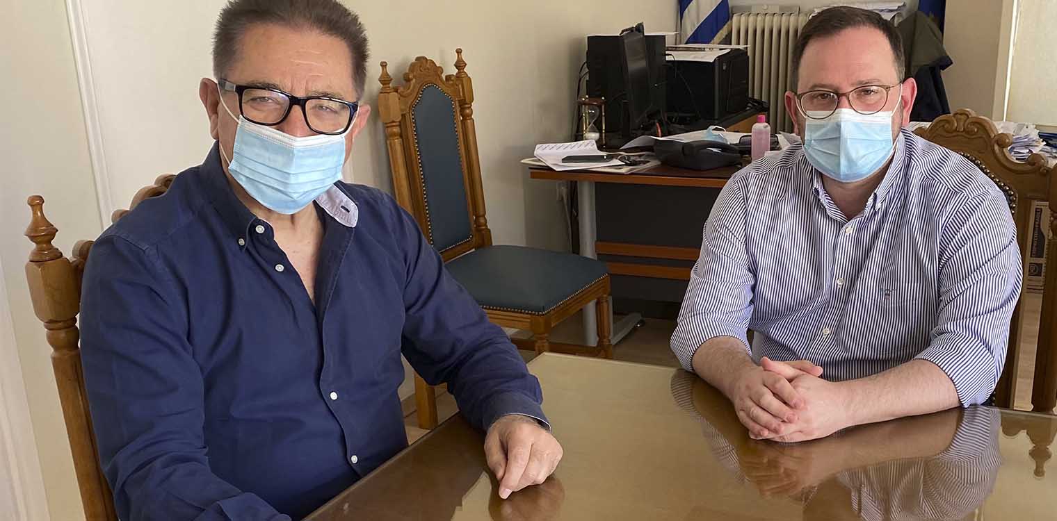 Συνάντηση εργασίας Αλεξανδρόπουλου και Κοροβέση