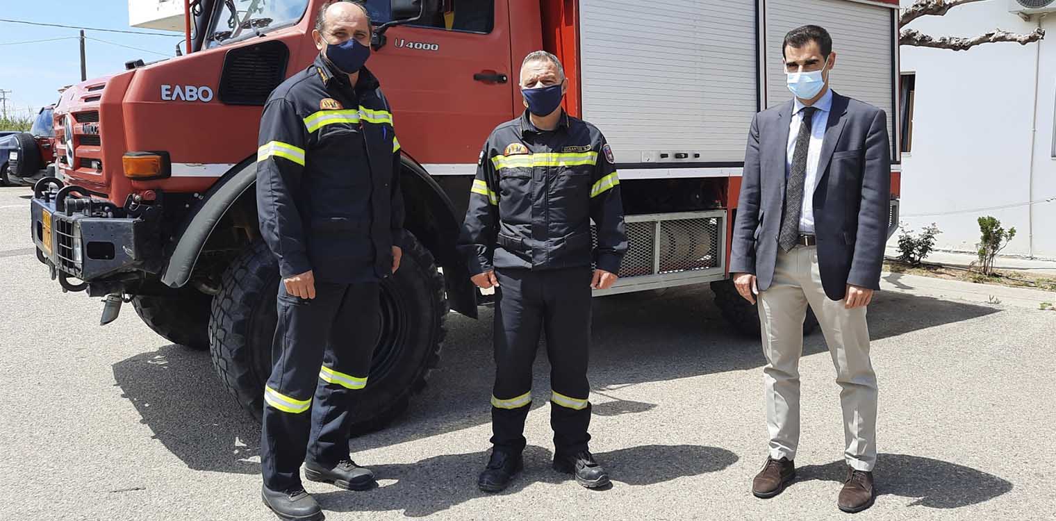Ουσιαστική και τυπική παραχώρηση οχήματος UNIMOG από την ΠΕ Ηλείας στην ΠΥ Πύργου