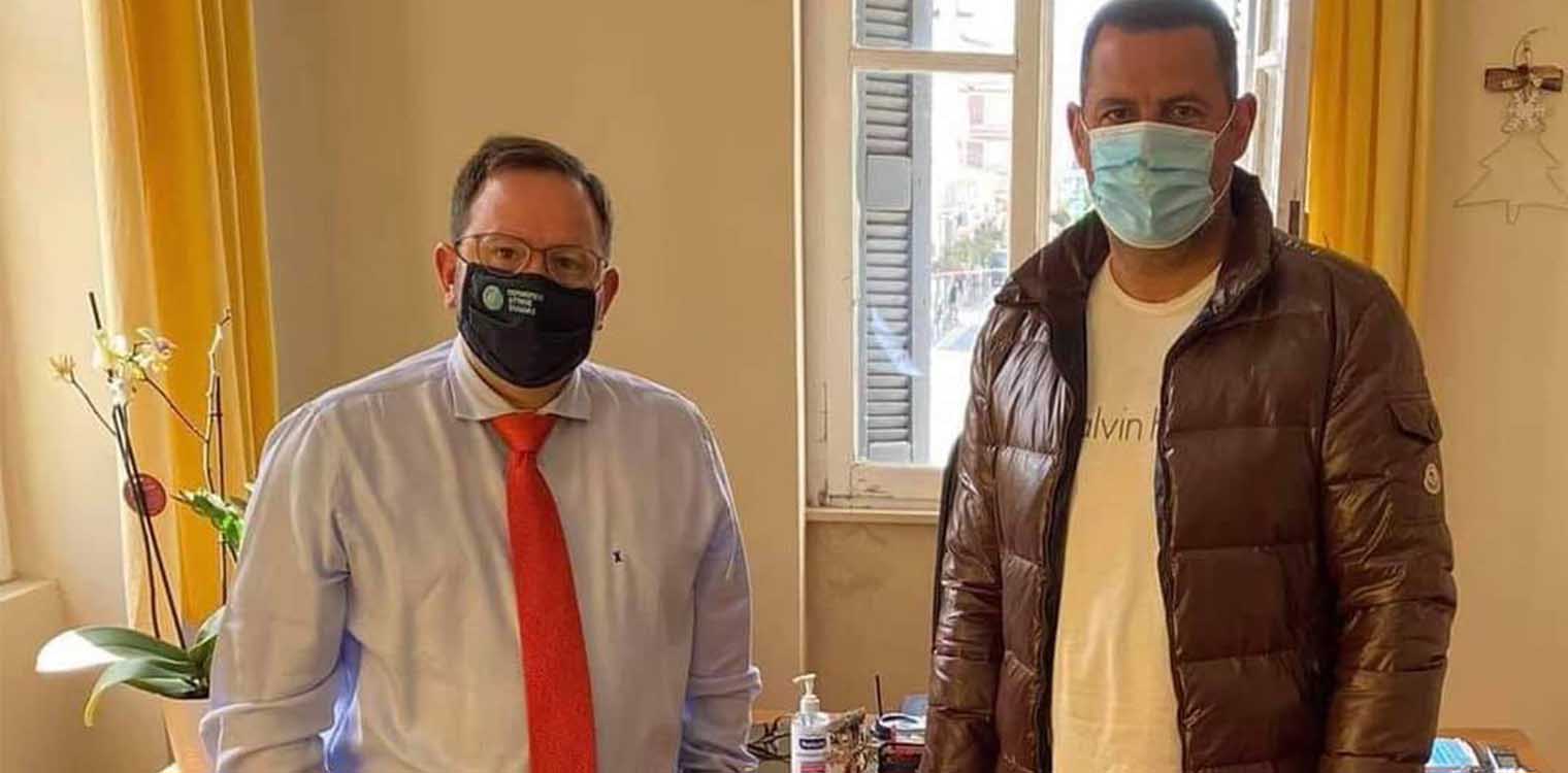 Συνάντηση Κοροβέση με τον Πρόεδρο του ΟΤΑΔ Ν. Πετρόπουλο