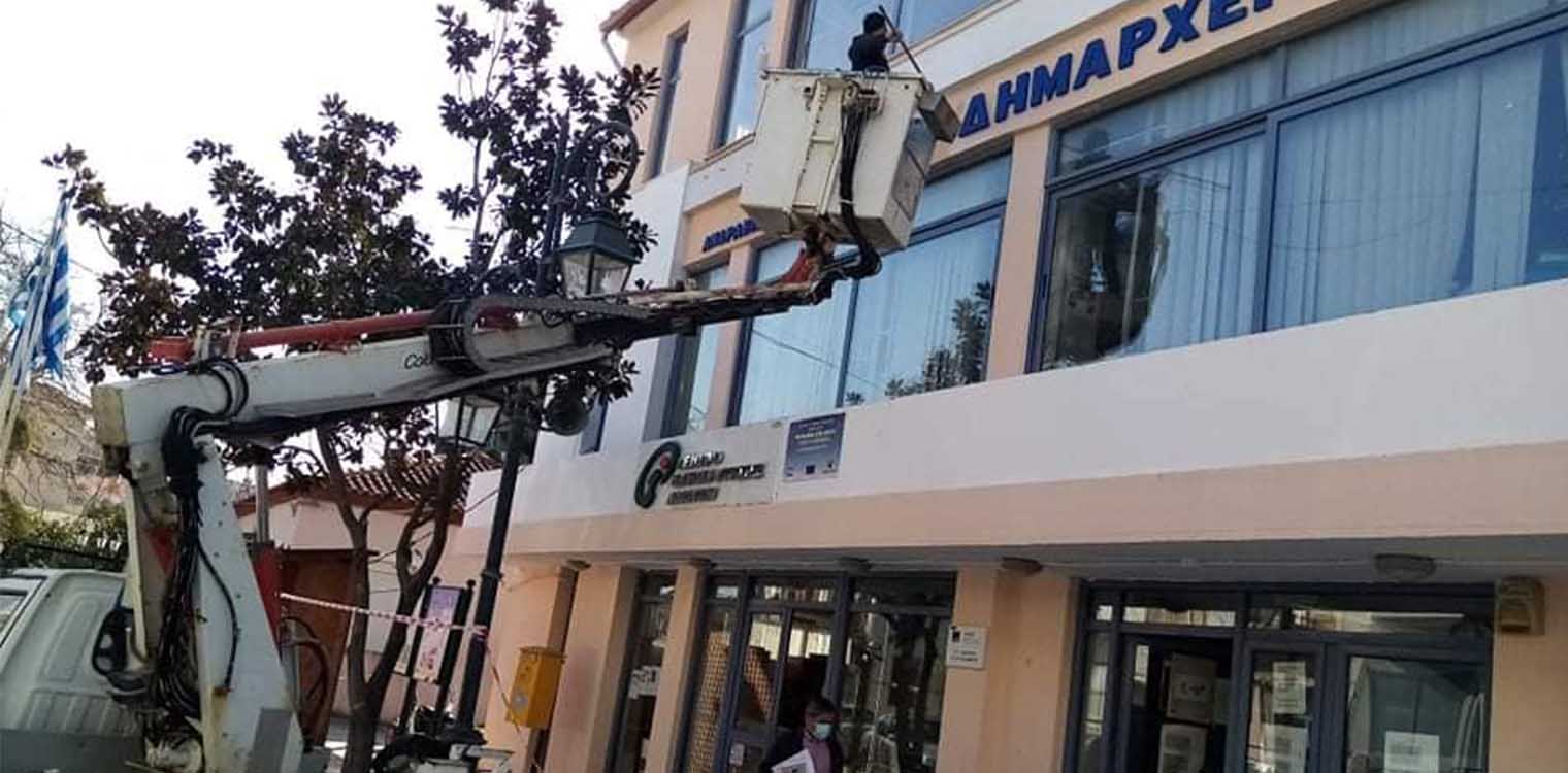 Εργασίες συντήρησης και αποκατάστασης στα Δημοτικά κτίρια του Δήμου Ανδραβίδας-Κυλλήνης
