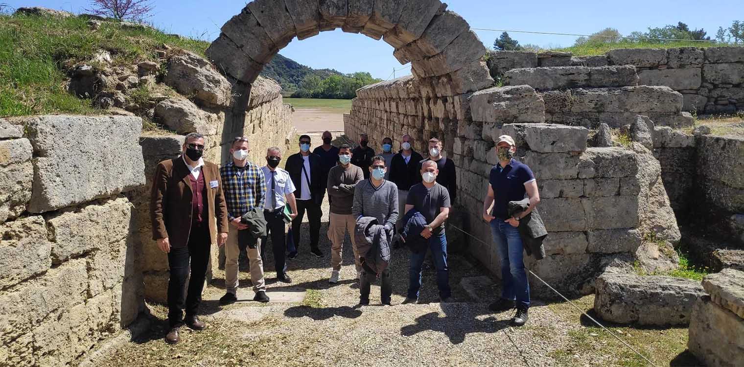 ΕΦΑ Ηλείας: Επίσκεψη συμμετεχόντων στην Πολυεθνική Άσκηση “Ηνίοχος 2021” στον Αρχαιολογικό Χώρο Ολυμπίας