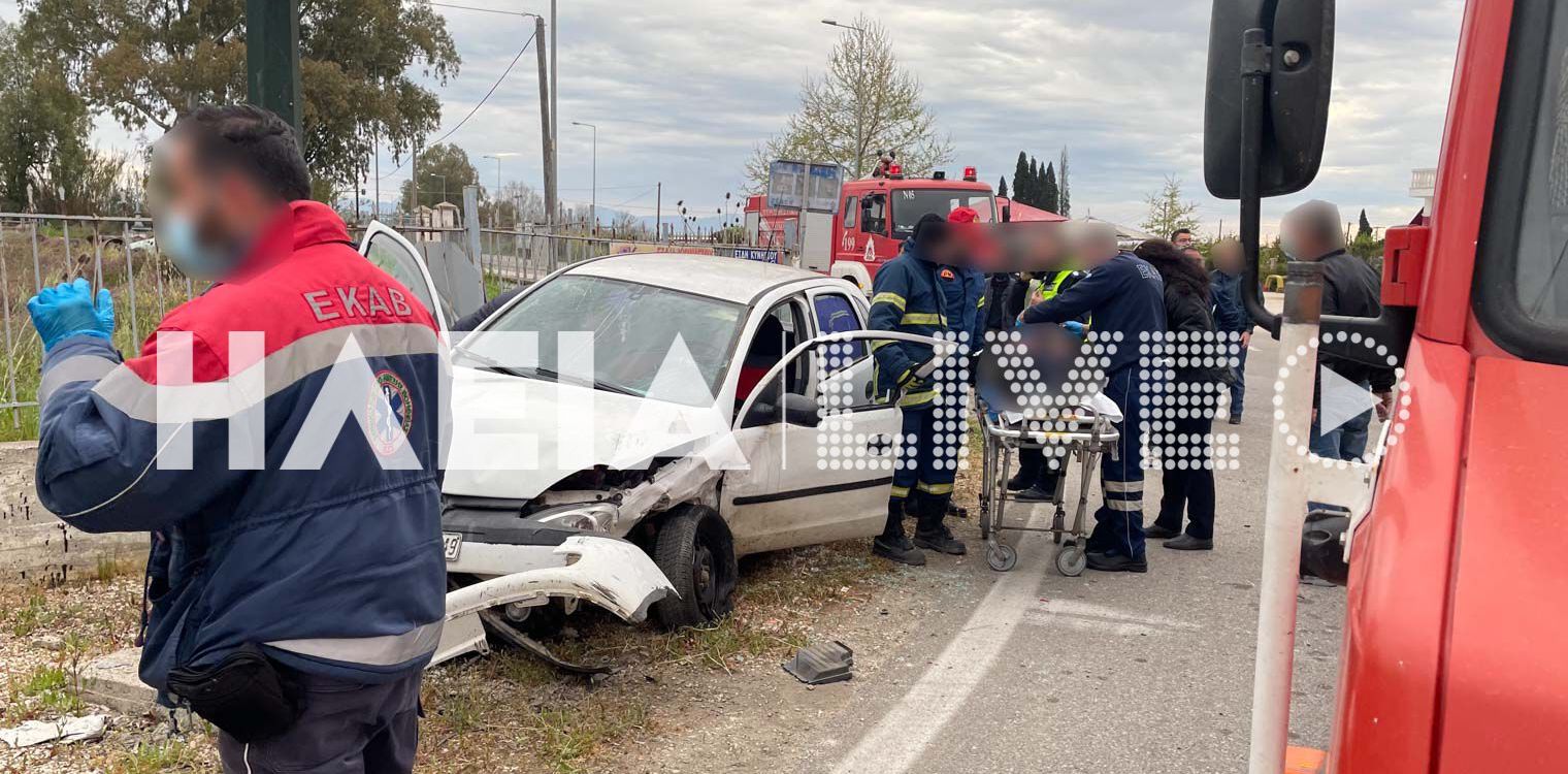 Ανδραβίδα: Σοβαρό τροχαίο στη διασταύρωση Διαμαντή - Τραυματίστηκε αστυνομικός