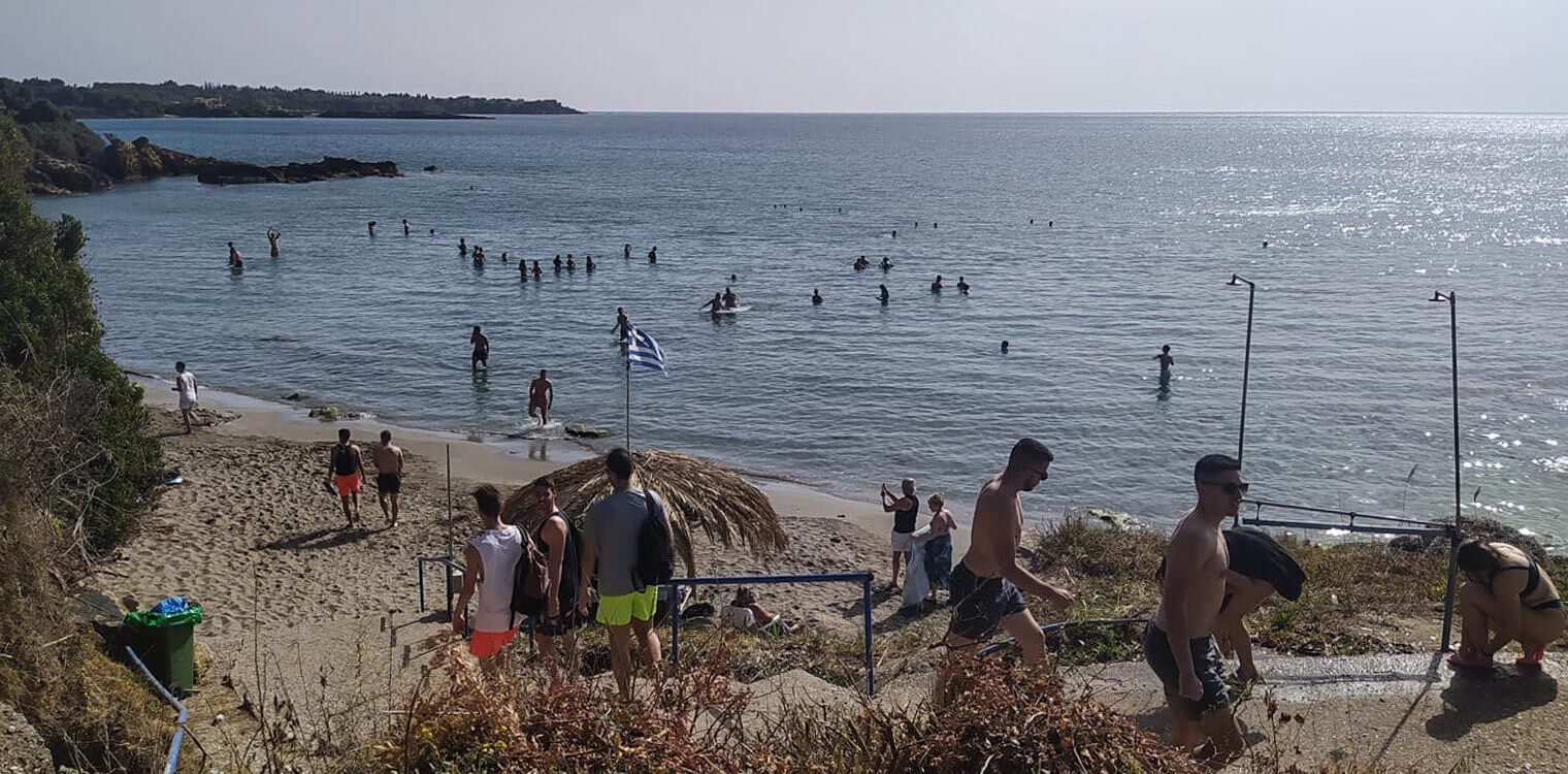 Στις παραλίες από νωρίς οι Ηλείοι λόγω υψηλών θερμοκρασιών
