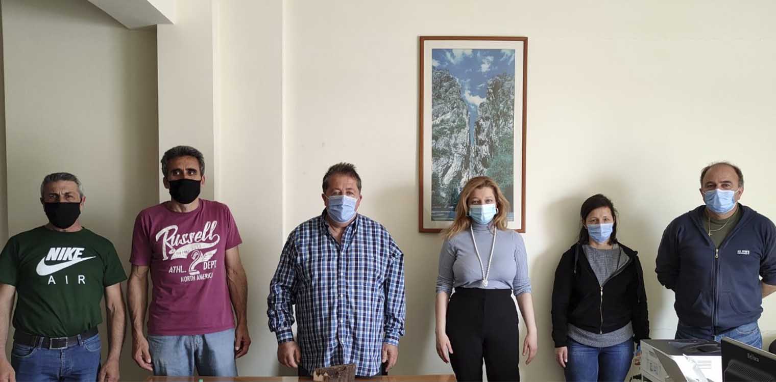 Επίσκεψη Αυγερινοπούλου στο Δασονομείο Ζαχάρως