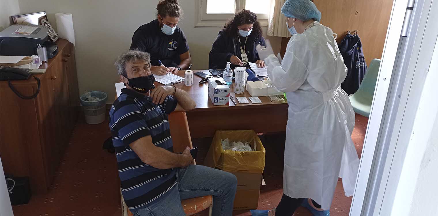 Μηδενικά κρούσματα κορωνοϊού στα rapid-test που έγιναν την Παρασκευή στο Καλλίκωμο δήμου Ανδρίτσαινας-Κρεστένων