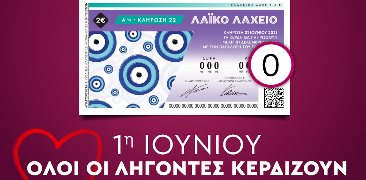 Την ερχόμενη Τρίτη «Όλοι οι λήγοντες κερδίζουν» στο Λαϊκό Λαχείο