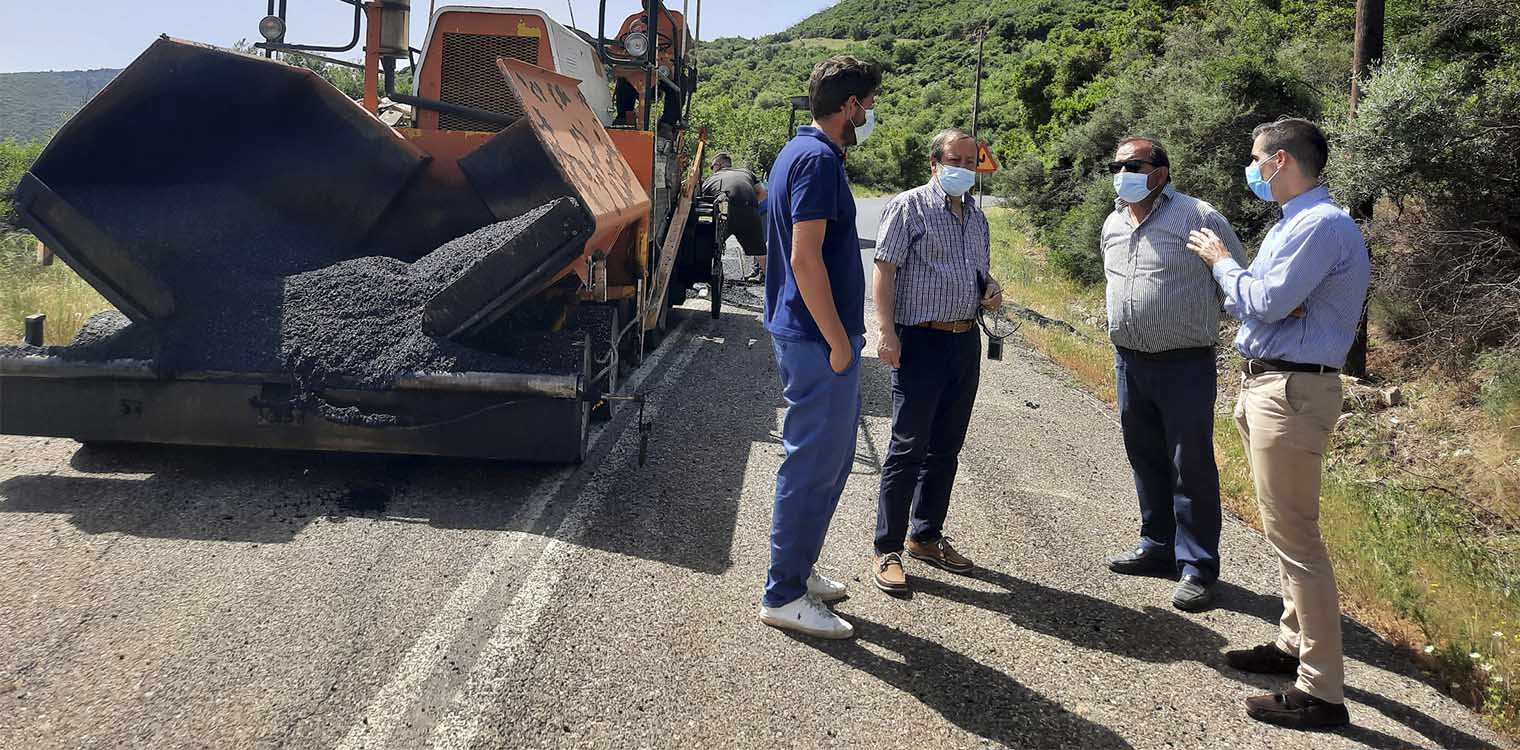 Ενημέρωση Γιαννόπουλου στο έργο συντήρησης του Επαρχ. Οδικού Δικτύου