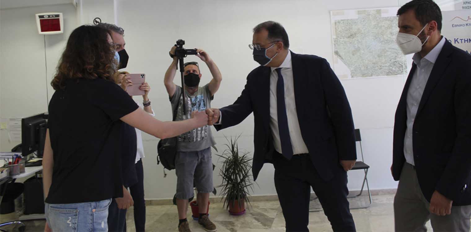 Δήμος Ήλιδας: Επίσκεψη Στύλιου - Αναβαθμίζεται το Γραφείο Κτηματογράφησης της Αμαλιάδας