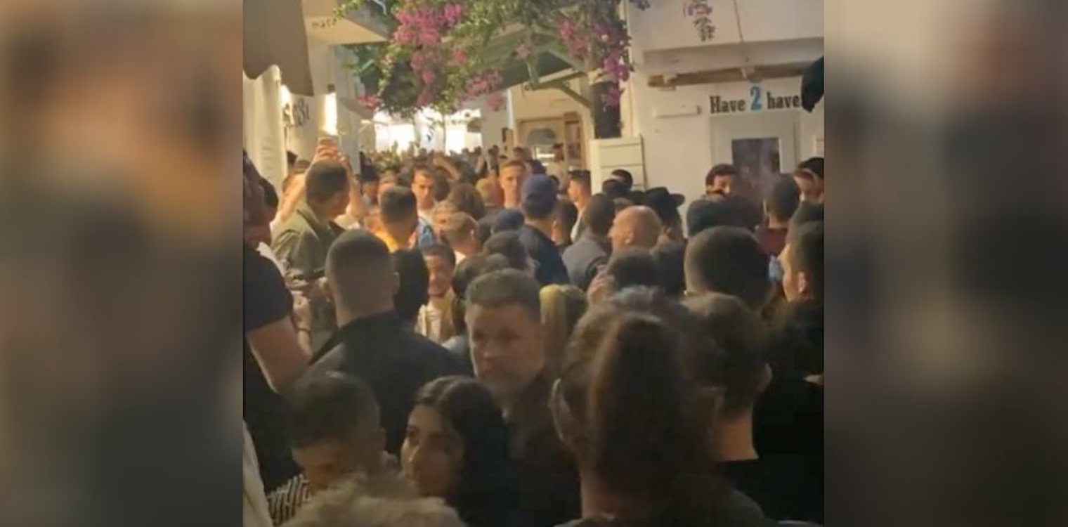 Μύκονος: Συνωστισμός στα Ματογιάννια - Αδύνατον να ελεγχθεί η κατάσταση