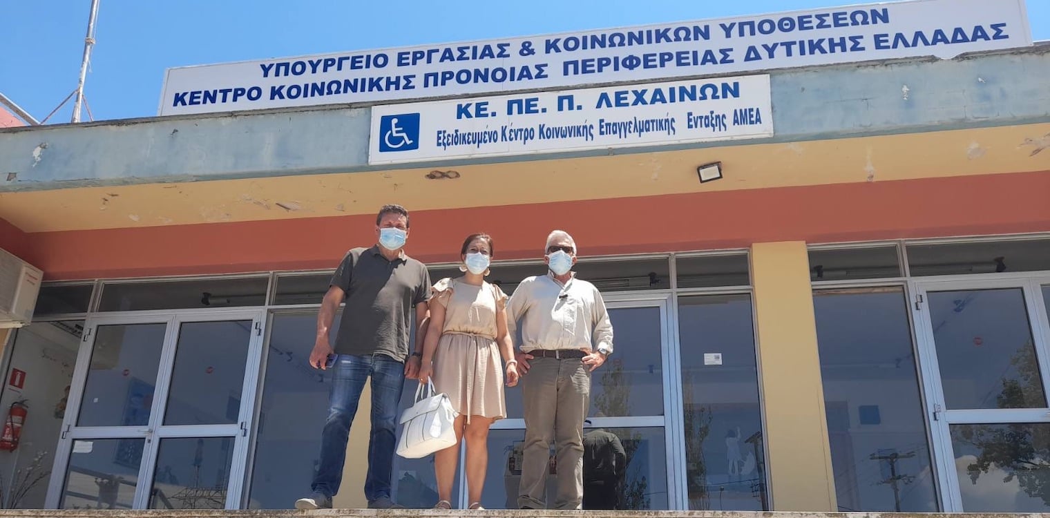 ΚΕΠΕΠ Λεχαινών: Η κ. Δ. Μιχαηλίδου ήλθε, είδε, φωτογραφήθηκε και απήλθε - Επίσκεψη στελεχών του ΣΥΡΙΖΑ - Μπαλαούρα