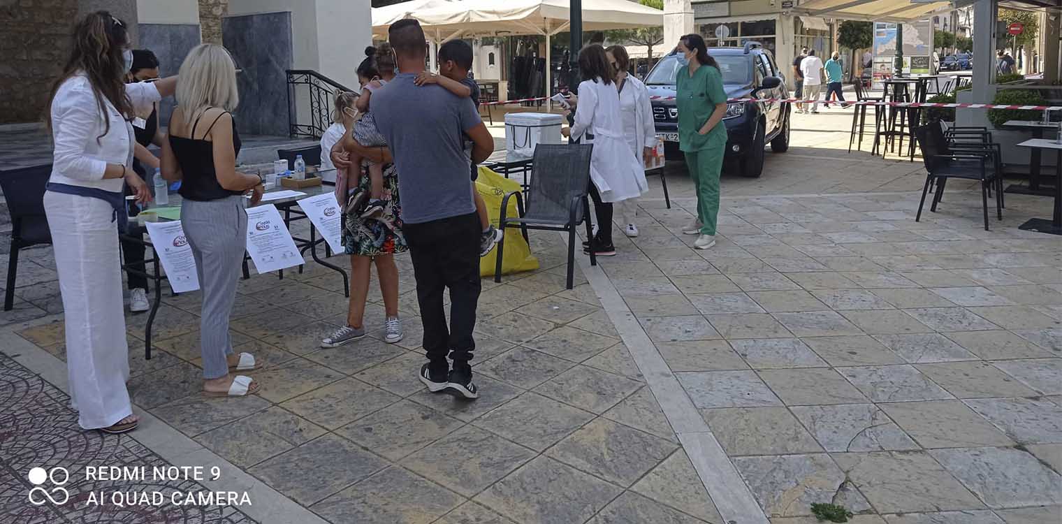 Kλινική εξέταση και εμβολιασμοί παιδιών Ρομά στο Δήμο Ανδραβίδας - Κυλλήνης