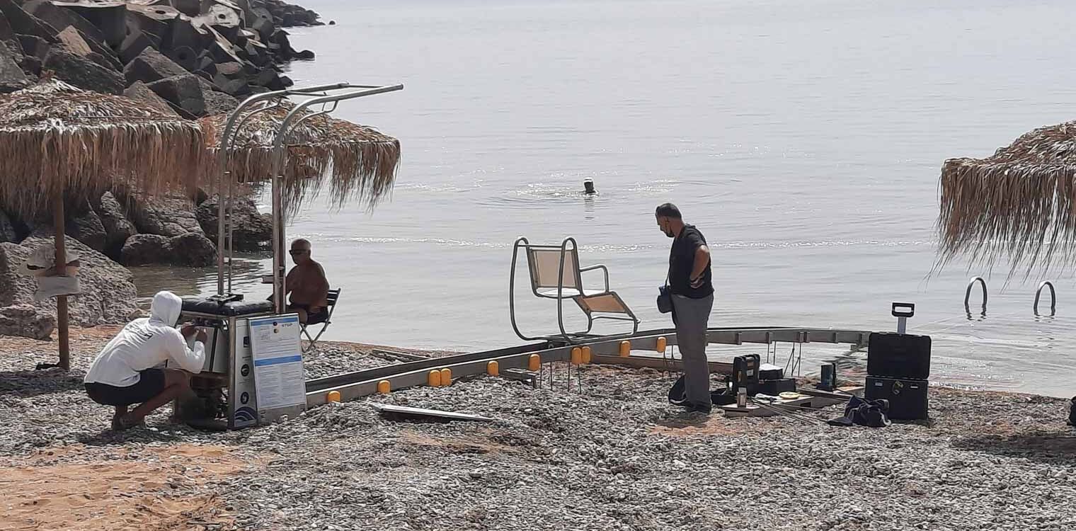 Ολοκληρώθηκε η εγκατάσταση του «Seatrac» της Π.Ε Ηλείας στις «Πλάκες» Κατακόλου