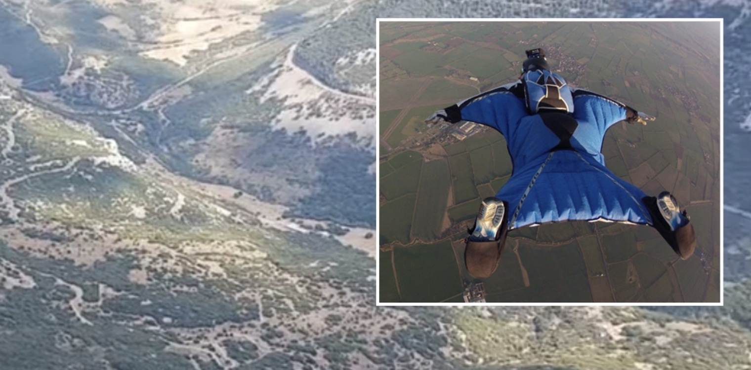 «Πτήση νυχτερίδας» με wingsuit έκανε ο 55χρονος που σκοτώθηκε στη Βοιωτία