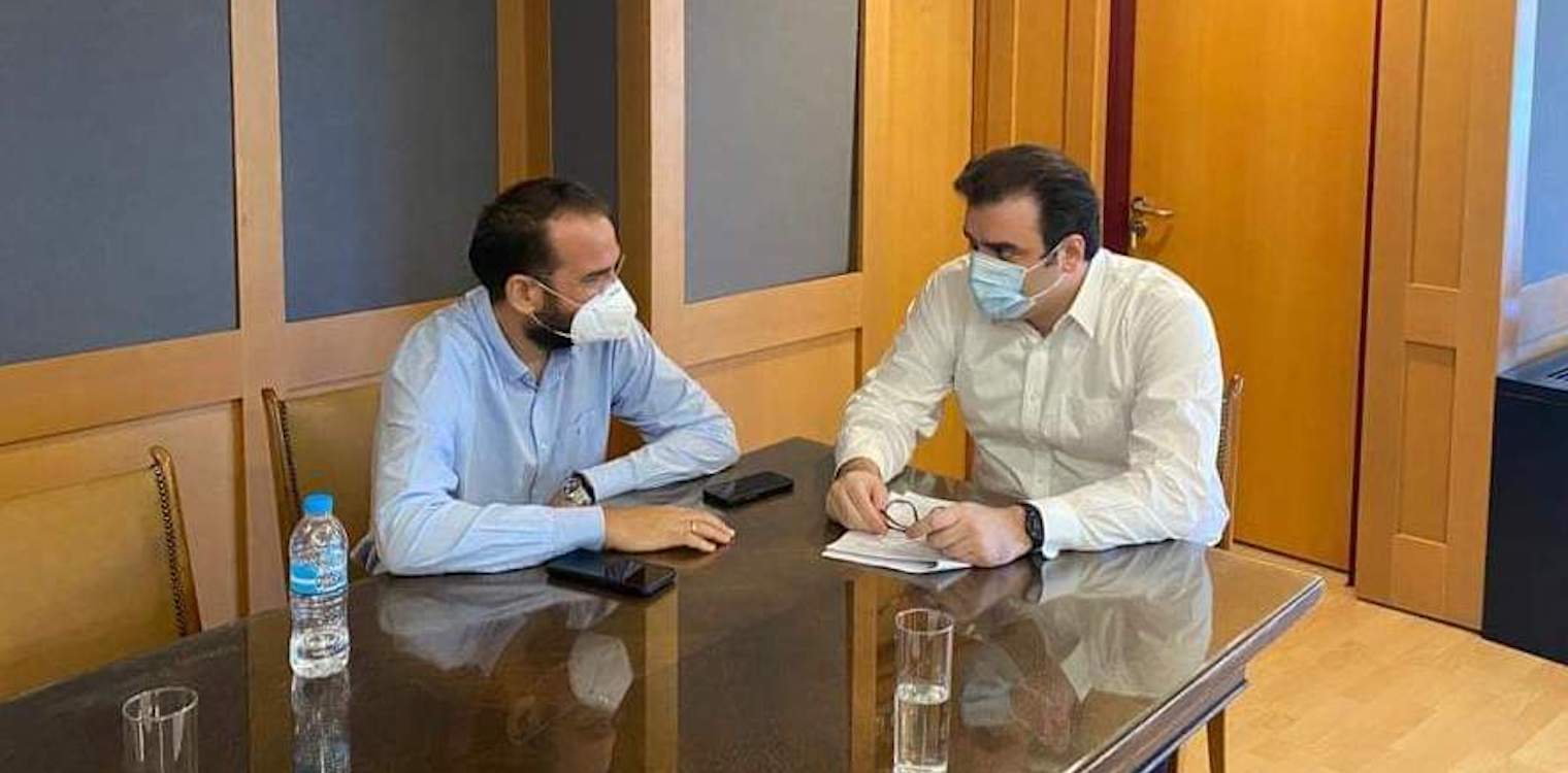 Συνάντηση του Περιφερειάρχη Ν. Φαρμάκη με τον Υπουργό Κ. Πιερρακάκη για τη νέα ψηφιακή εποχή της Δυτικής Ελλάδας