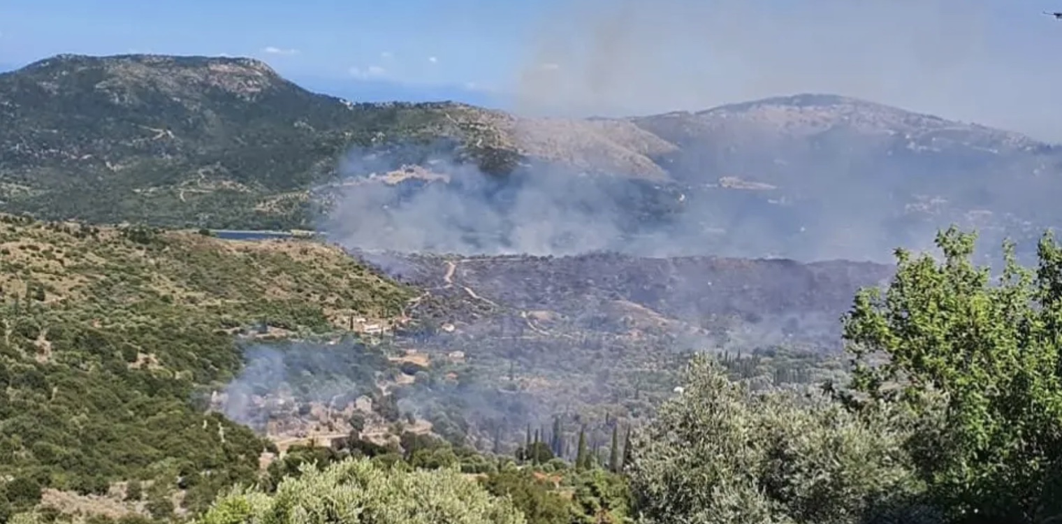 Φωτιά στην Κεφαλονιά: Στάχτη 6.000 στρέμματα - Η εικόνα από τον δορυφόρο Sentinel-2