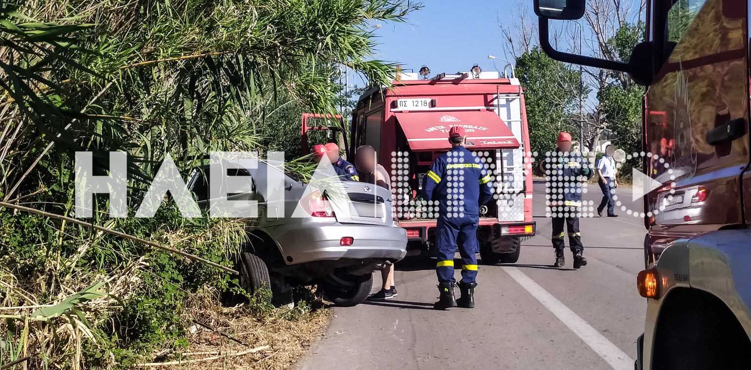 Πατρών - Πύργου: Σοβαρό τροχαίο με εκτροπή οχήματος στα Χανάκια - Ένας τραυματίας