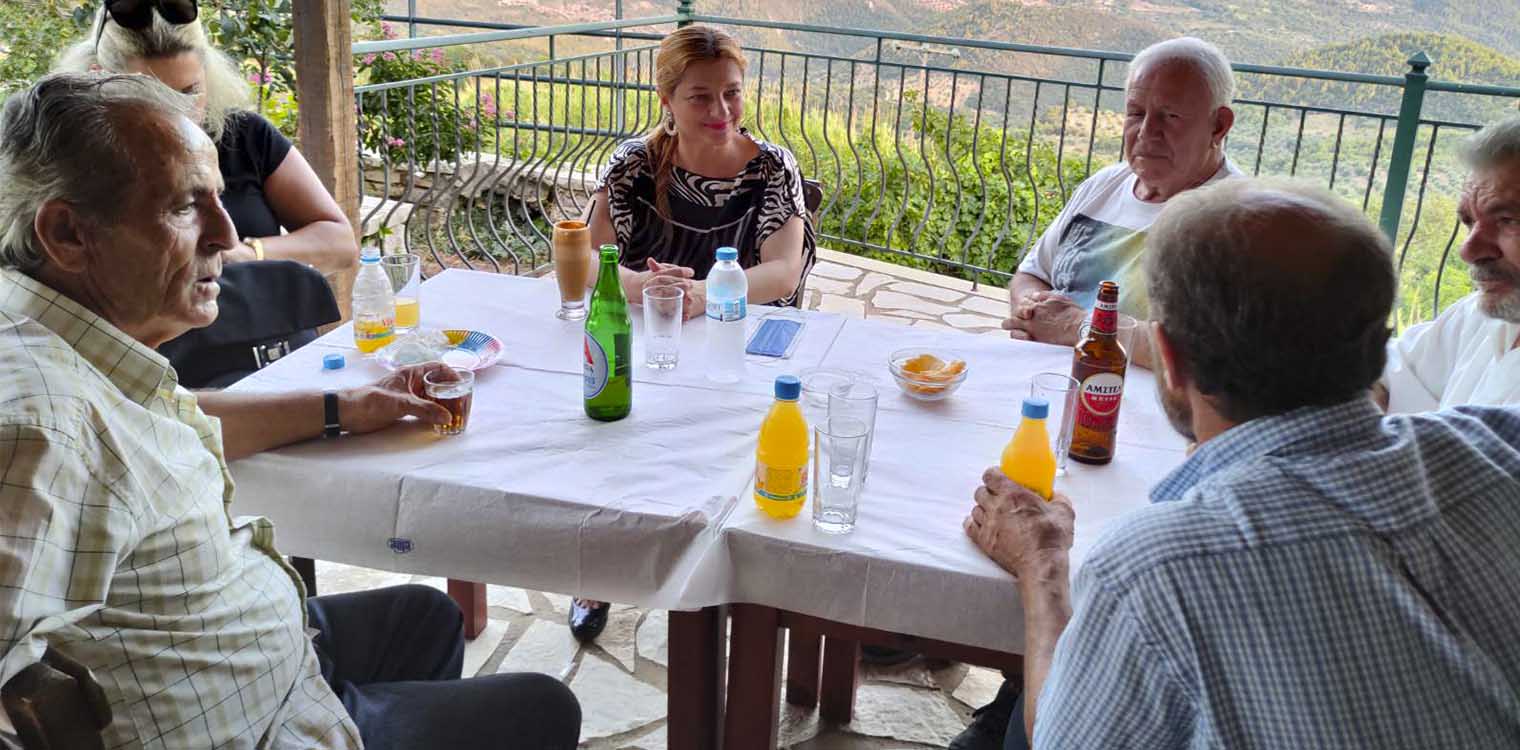 Επίσκεψη Αυγερινοπούλου στην Αρτέμιδα, Δ. Ζαχάρως