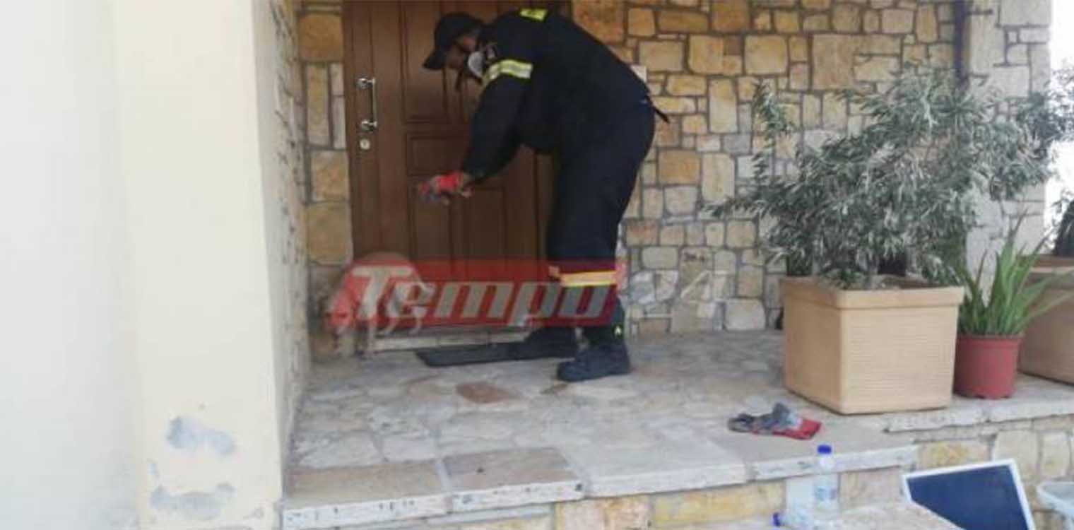 Πάτρα - Συγκινεί Πυροσβέστης: Σταμάτησε και έδωσε νερό σε σκυλάκι που κάηκε το σπίτι του (photo - video)