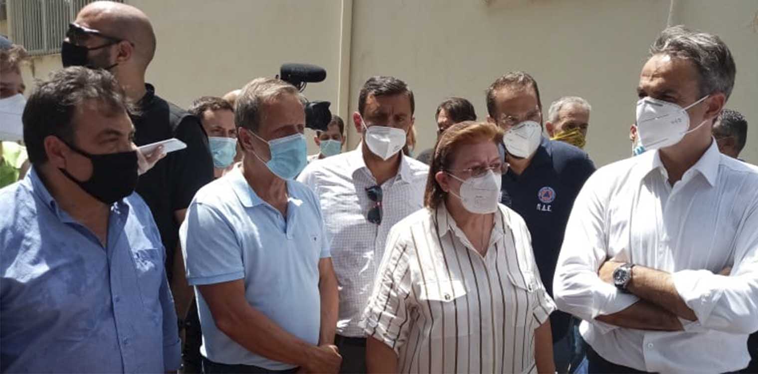Αντωνακόπουλος: Στήριξη στην Ολυμπία και όλες τις πυρόπληκτες περιοχές