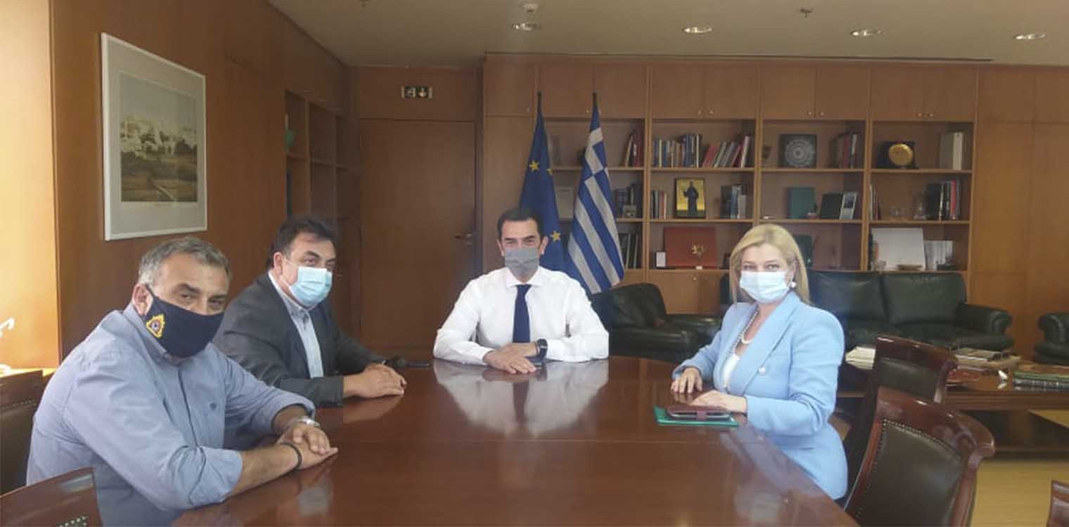 Συνάντηση Αντωνακόπουλου με τον Υπουργό Περιβάλλοντος και Ενέργειας Κ. Σκρέκα