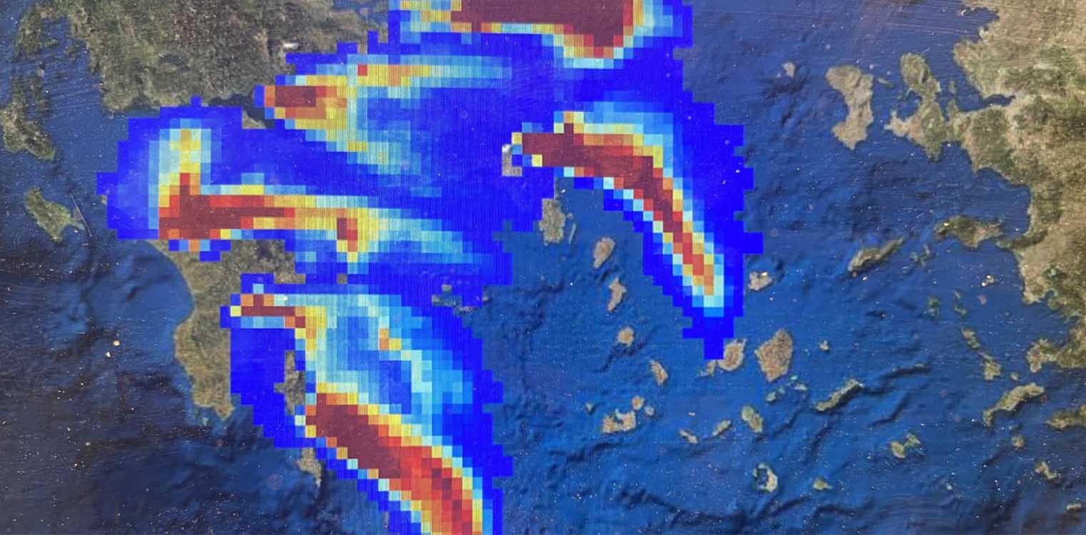 Φωτιά - Εθνικό Αστεροσκοπείο: Έκρυψαν τον ήλιο οι φωτιές - Σκέπασαν τις Κυκλάδες και τις Σποράδες οι καπνοί