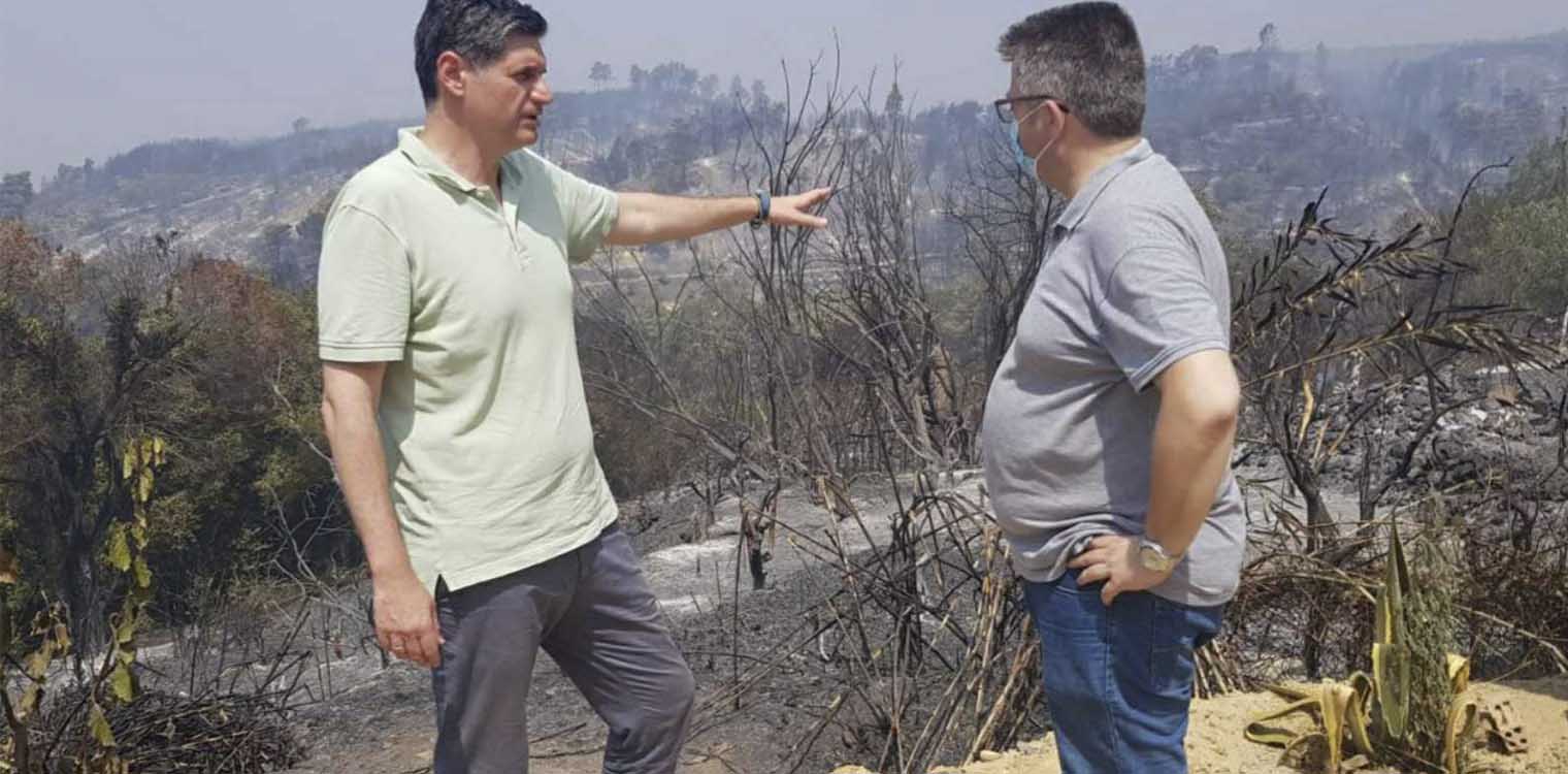 Καλαματιανός: Προέχει η κατάσβεση των πυρκαγιών και η άμεση στήριξη των πληττόμενων συμπολιτών μας