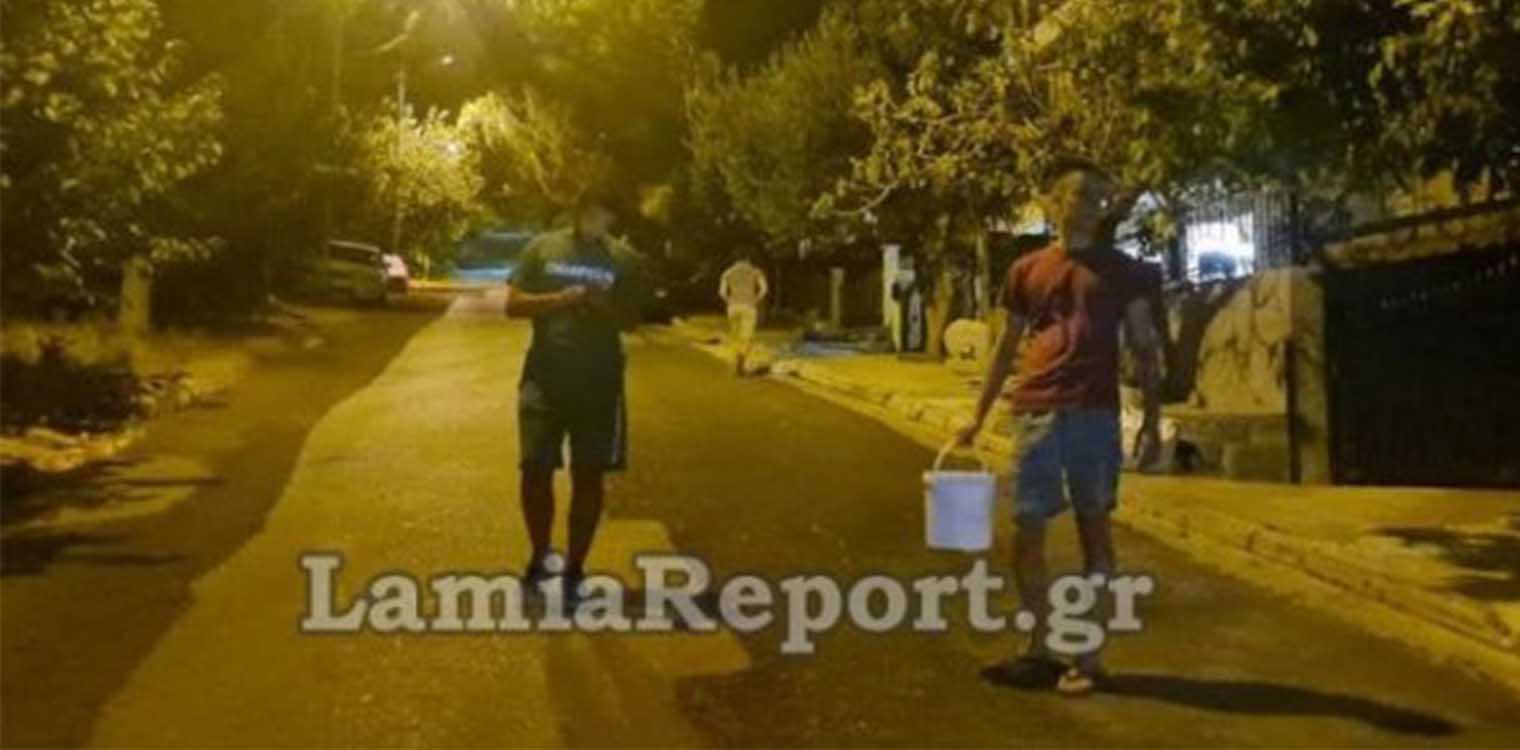 Λαμία: Έβαλαν φωτιά κοντά σε σπίτια