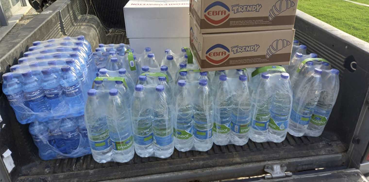 Ο Πολιτιστικός Σύλλογος Τραπεζικών Ηλείας δίπλα στους πυρόπληκτους