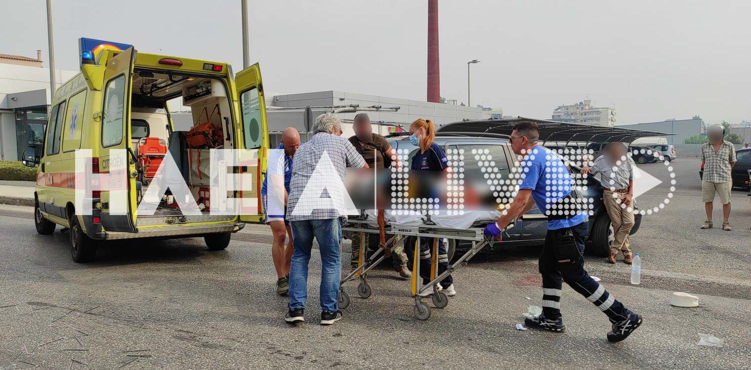 Πύργος: Σοβαρό τροχαίο στην οδό Αλφειού - Ένας δικυκλιστής τραυματίας
