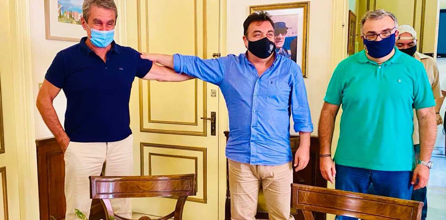Συνάντηση Δημάρχου Παναγιώτη Αντωνακόπουλου με τον Βουλευτή Ανδρέα Λοβέρδο
