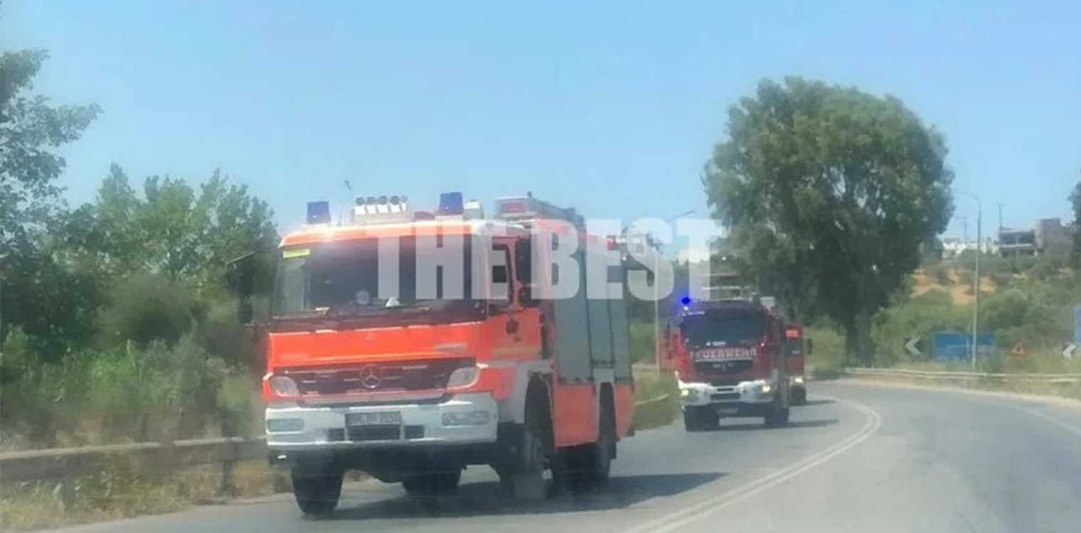 Γέμισε με πυροσβεστικά οχήματα η Πατρών-Πύργου - Γάλλοι και Γερμανοί επιστρέφουν στις χώρες τους (photos)