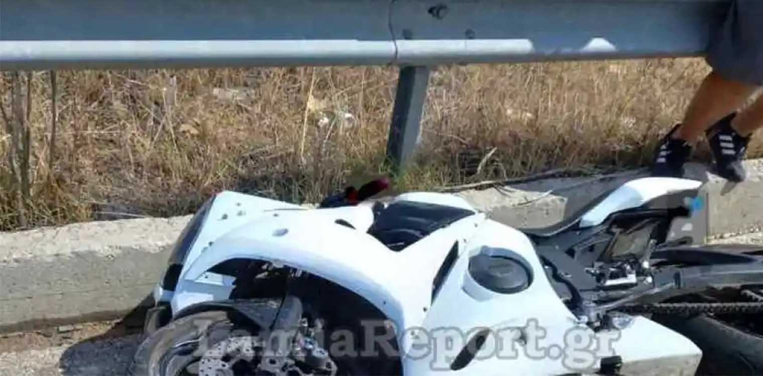 Δομοκός: Σοβαρό τροχαίο με μηχανή - Στο νοσοκομείο ο οδηγός