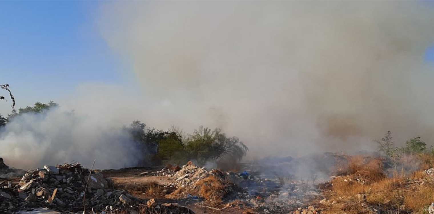 Φωτιά στον Ελαιώνα: Πυρκαγιά κοντά στο hot spot μεταναστών