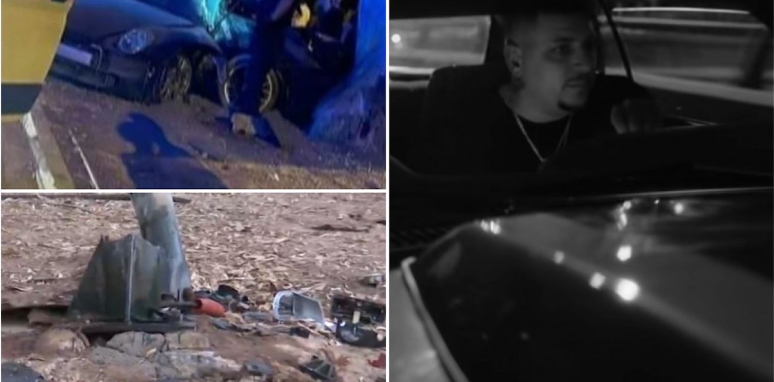 Νεκρός σε τροχαίο ο τράπερ Mad Clip - Εικόνες - σοκ από το δυστύχημα