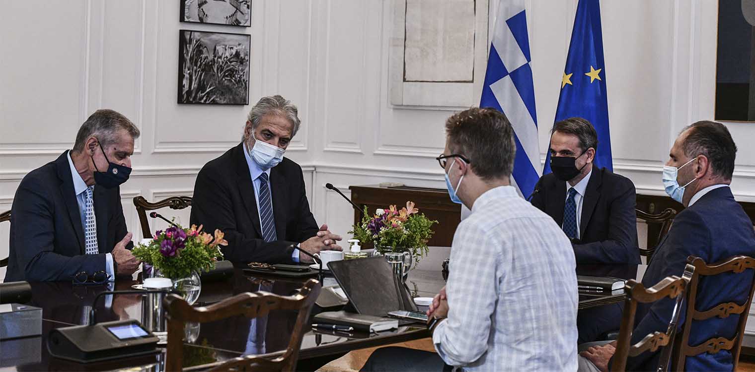 Σύσκεψη Μητσοτάκη με Στυλιανίδη: «Θα οικοδομήσουμε μια δομή πολιτικής προστασίας, πρότυπο για την Ευρώπη»