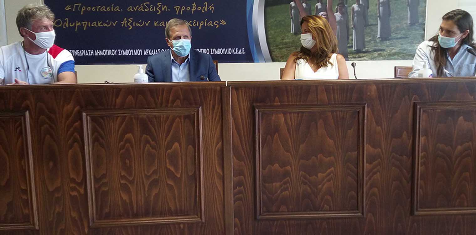 Συνάντηση Γεωργιόπουλου με απόγονο του Πιερ ντε Κουμπερτέν