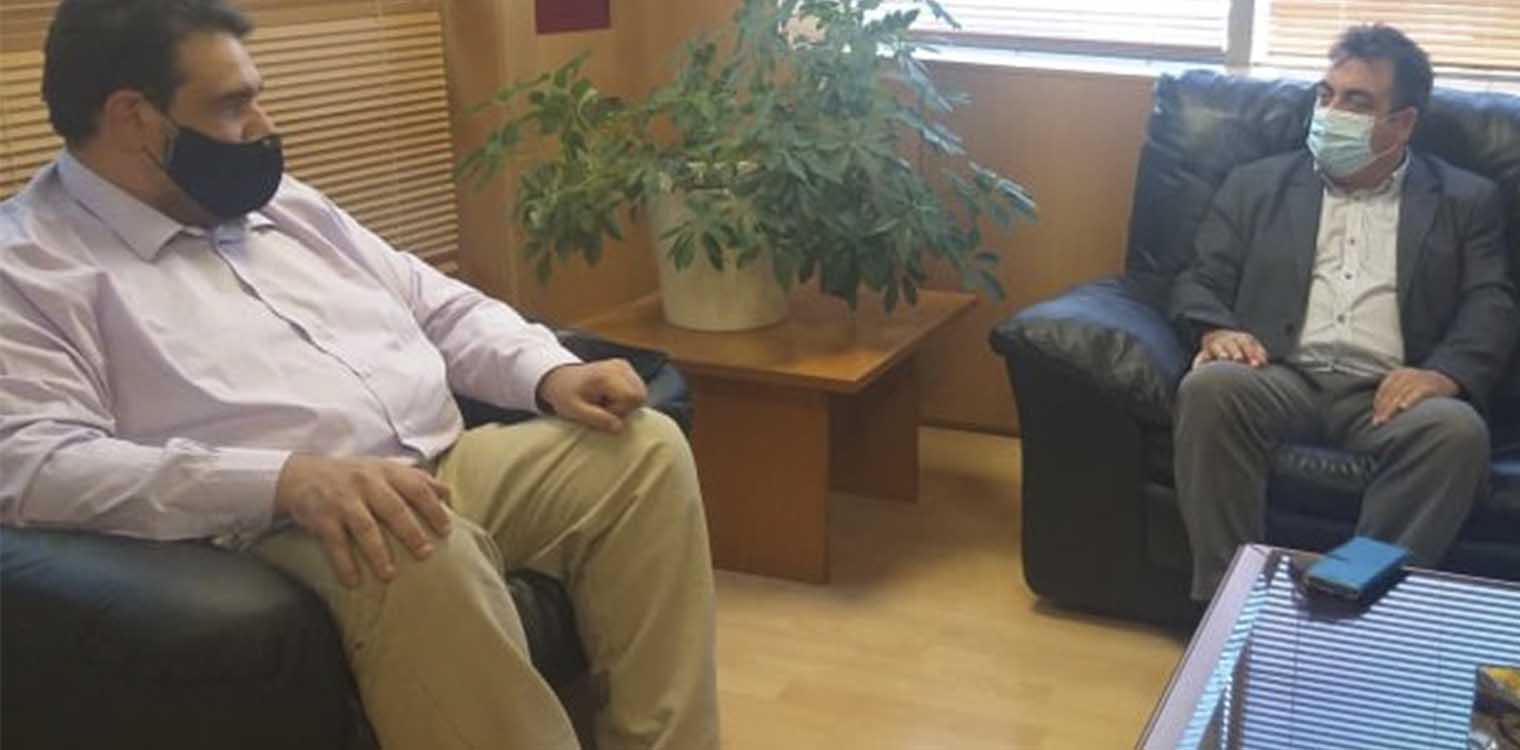Συνάντηση Αντωνακόπουλου με τον Υφυπουργό Ψηφιακής Διακυβέρνησης Θεόδωρο Λιβάνιο
