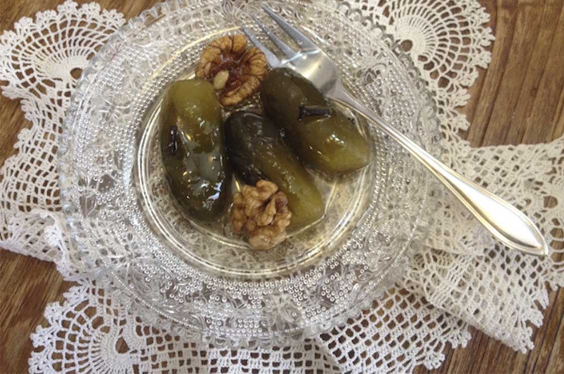 Μελιτζανάκι γλυκό του κουταλιού