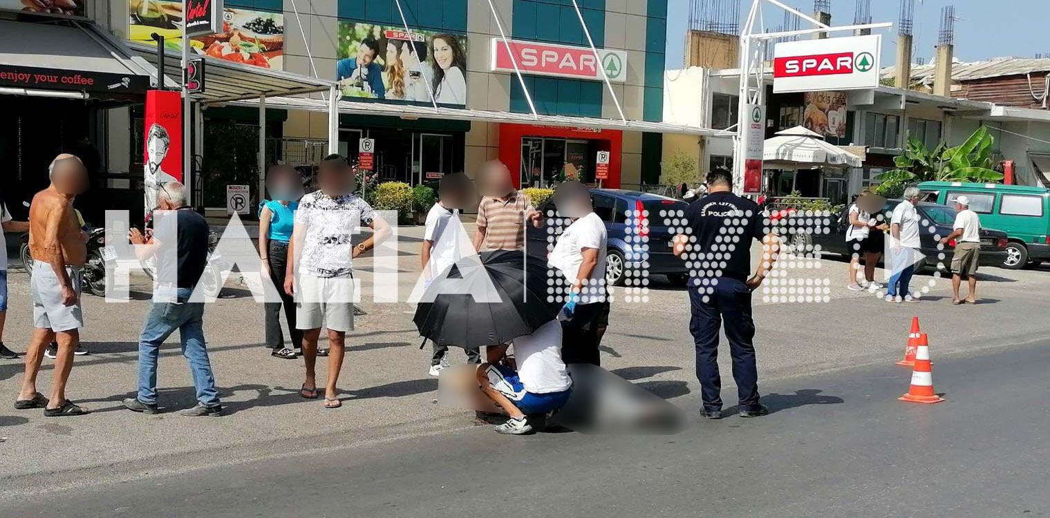 Ζαχάρω: Ηλικιωμένος παρασύρθηκε από αυτοκίνητο στο κέντρο της πόλης